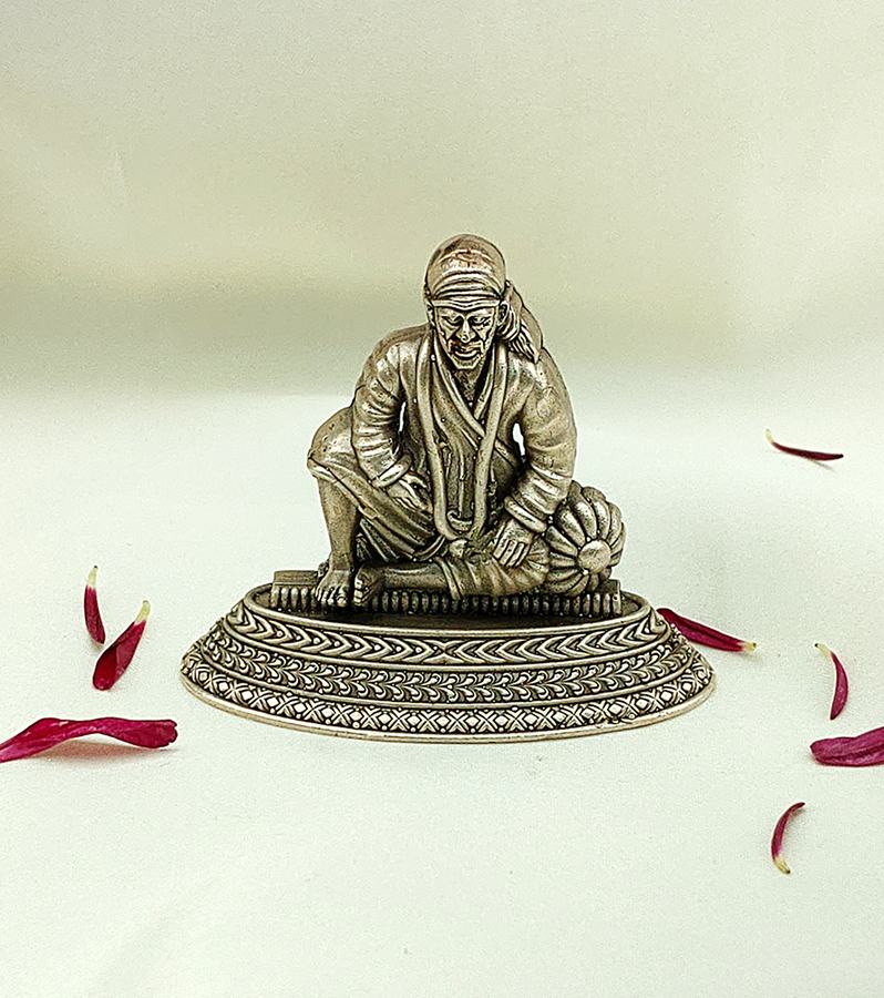Divine Shirdi Sai Baba Silver Idol
