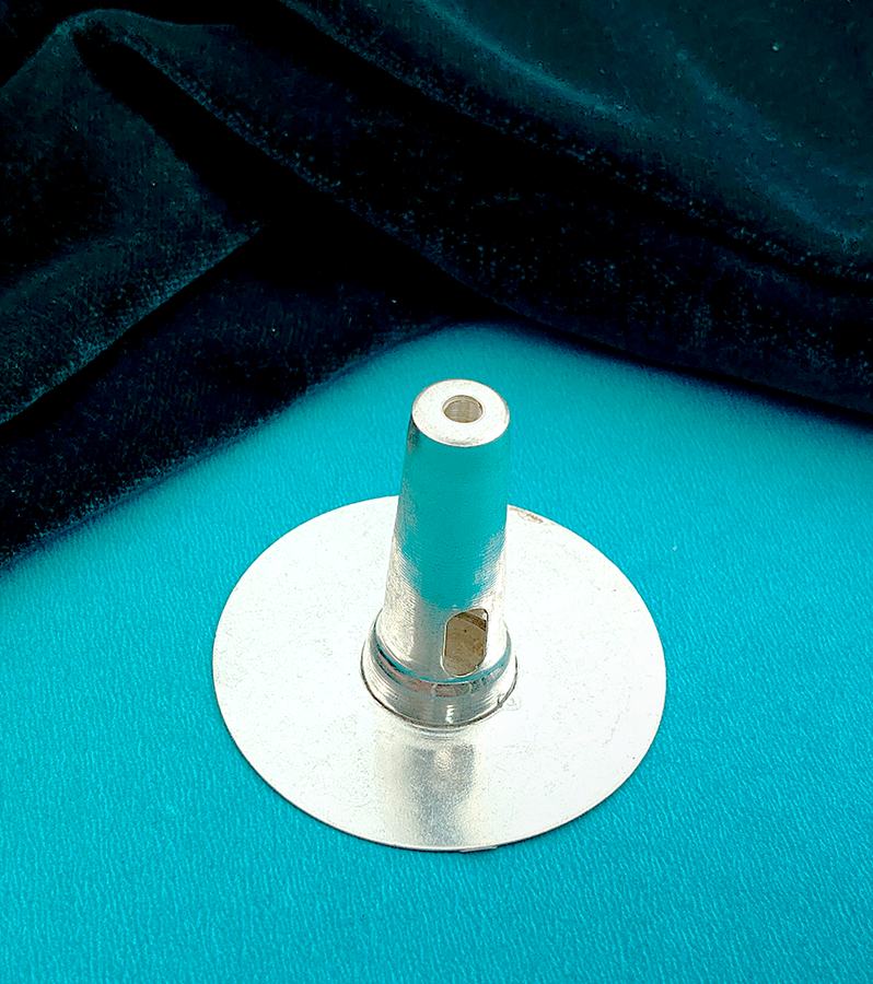 Opulent and Traditional Silver Incense Stick Holder